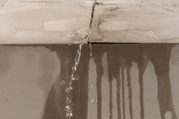 Professional Sewage Cleanup technician working in Coupland, TX